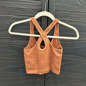 Spiritual Gangster Burnt Orange Crop Top